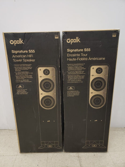 (59889-1) Polk Audio Signature S55 American HiFi Tower Speakers