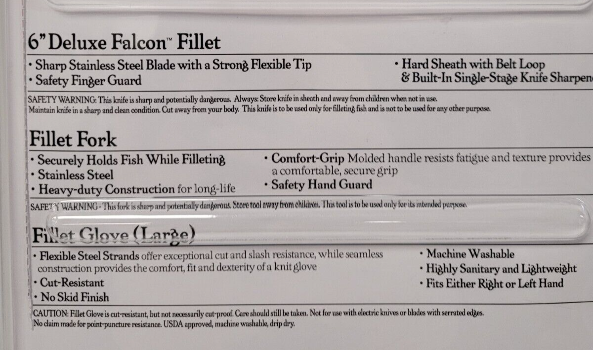(N78931-2) Rapala RFFC Fisherman's Fillet Combo