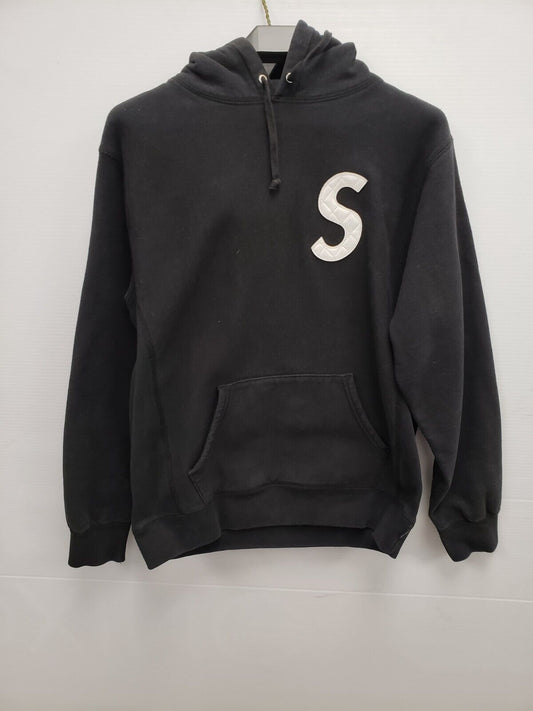 (I-32240) Supreme Hoodie With "S" Logo-Size Medium