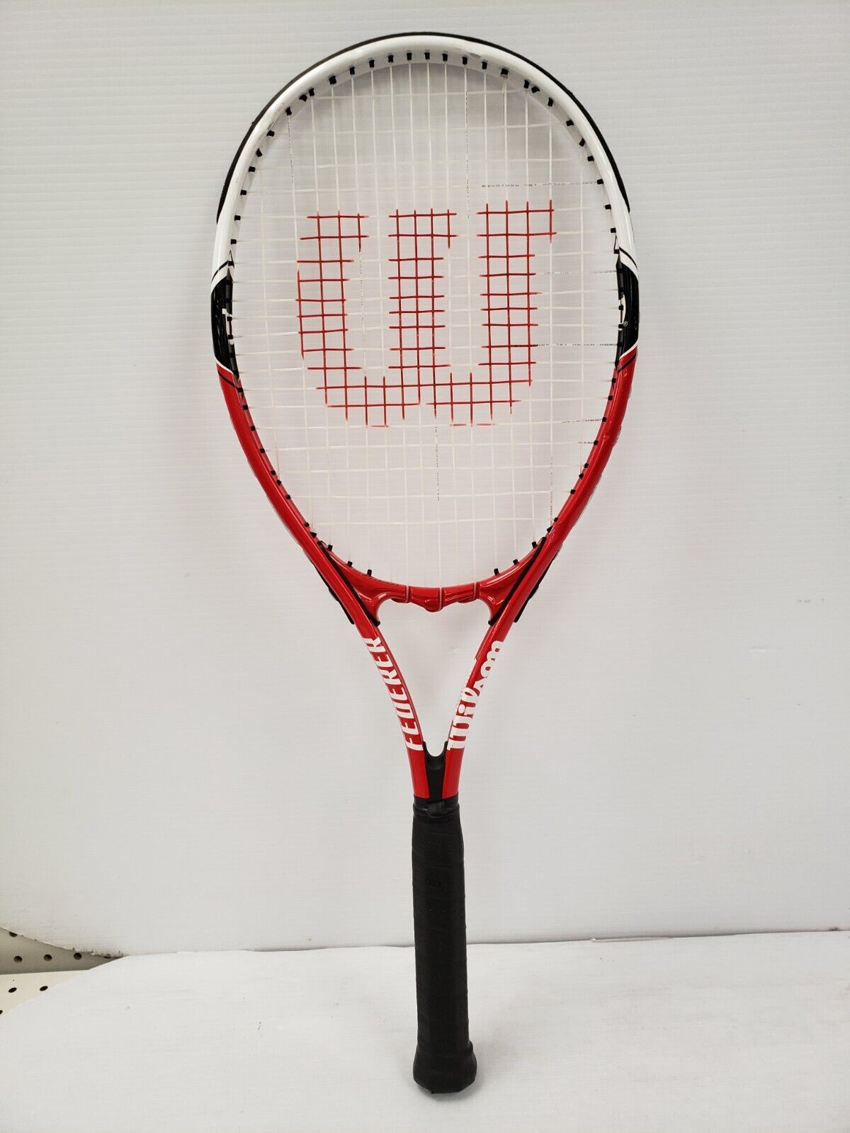 (34888-1) Raquette de tennis Wilson rouge/blanc