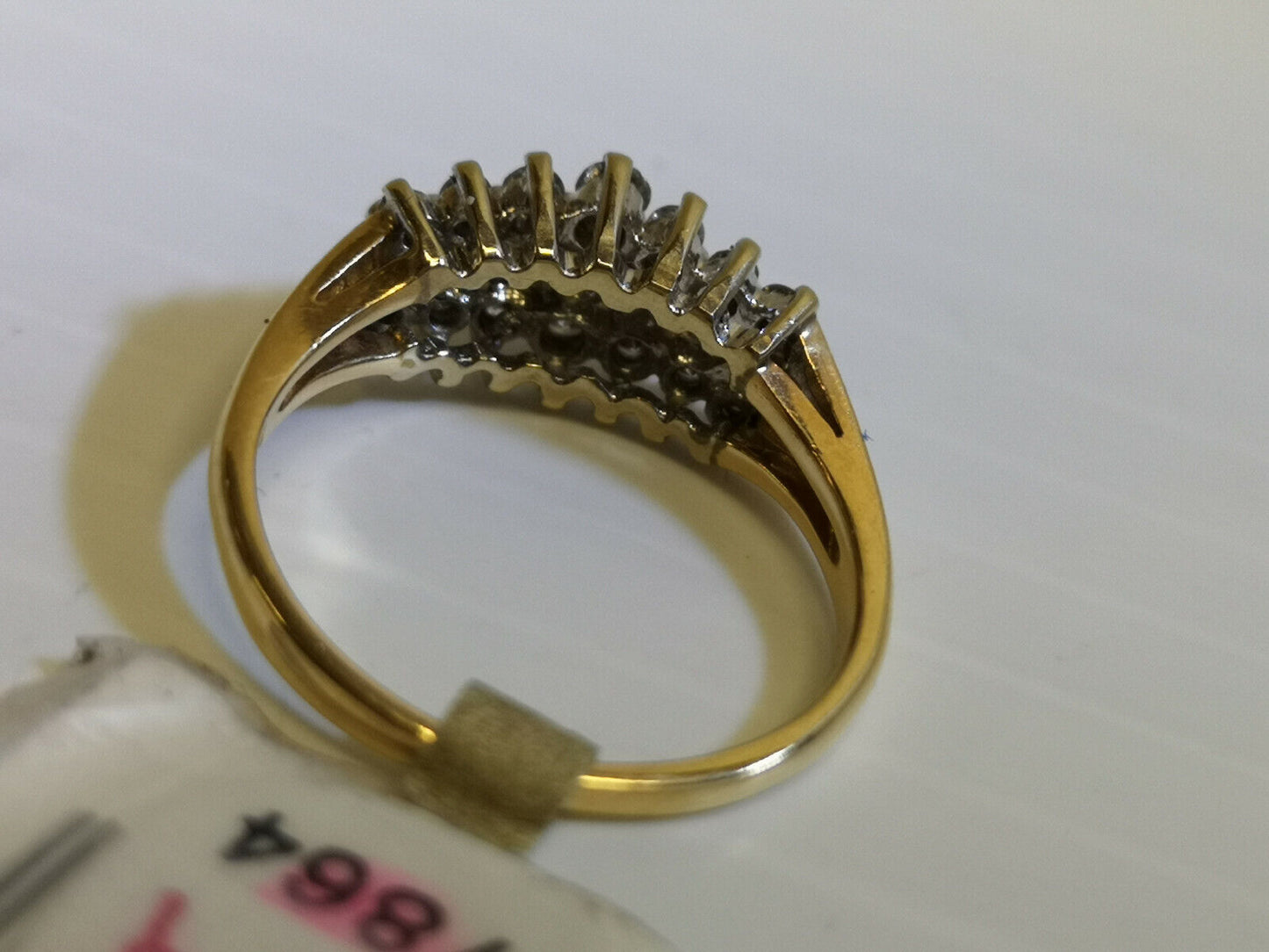 (N47864) 14K Ladies Ring w/ Diamond Cluster