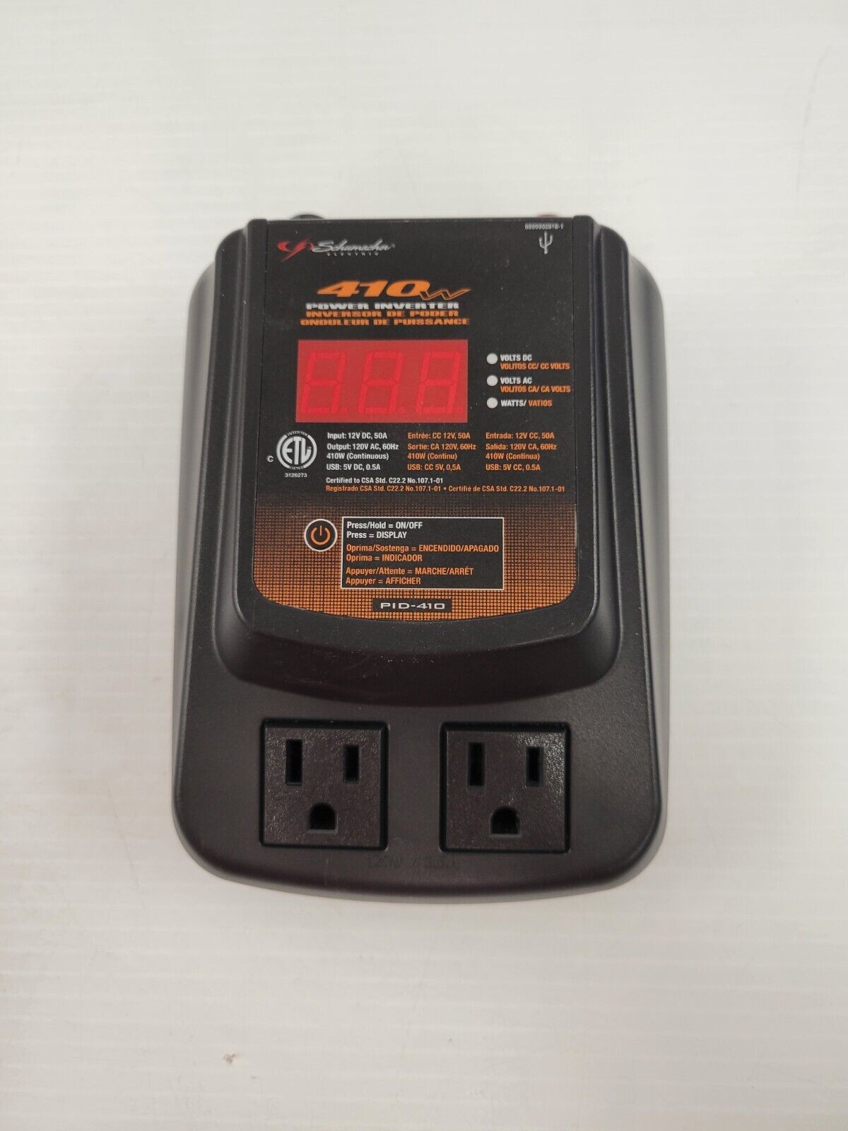 (50736-1) Schumacher 0899002818-1 Inverter