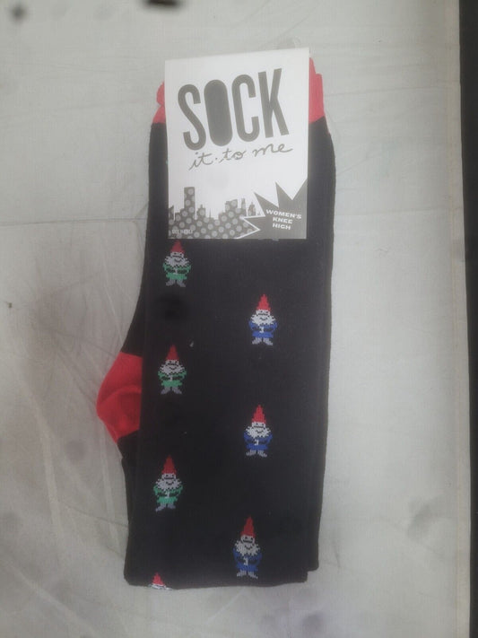 Sock it to me Garden Gnome knee high socks