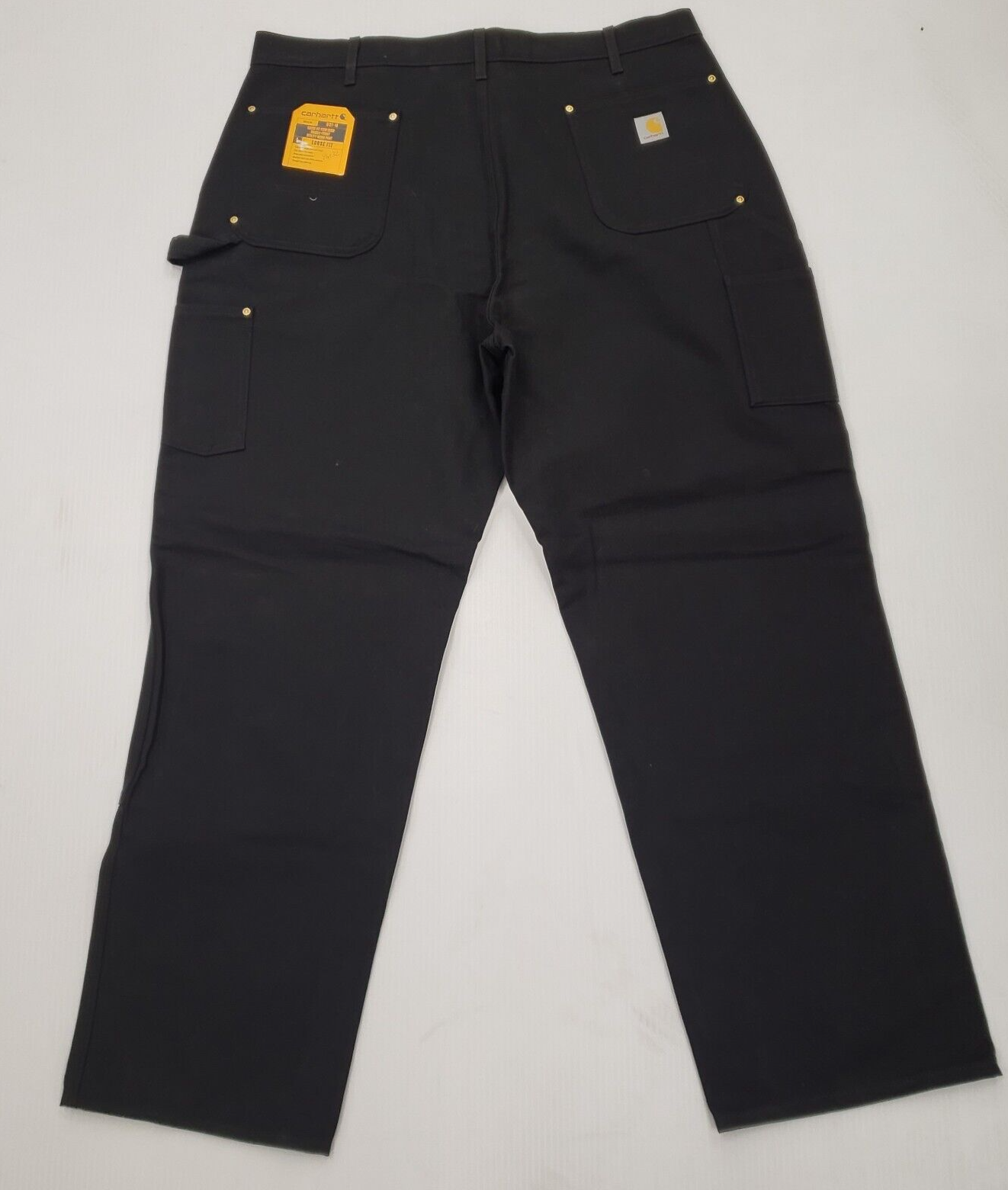 (I-34508) Carhartt B01-M Firm Duck Double-Front Utility Work Pant - Size 46x32