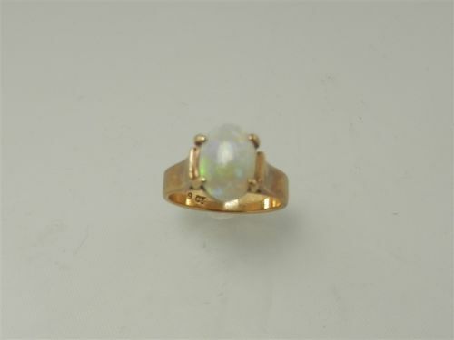 (I-4620-693) BAGUE OPALE OR 9K