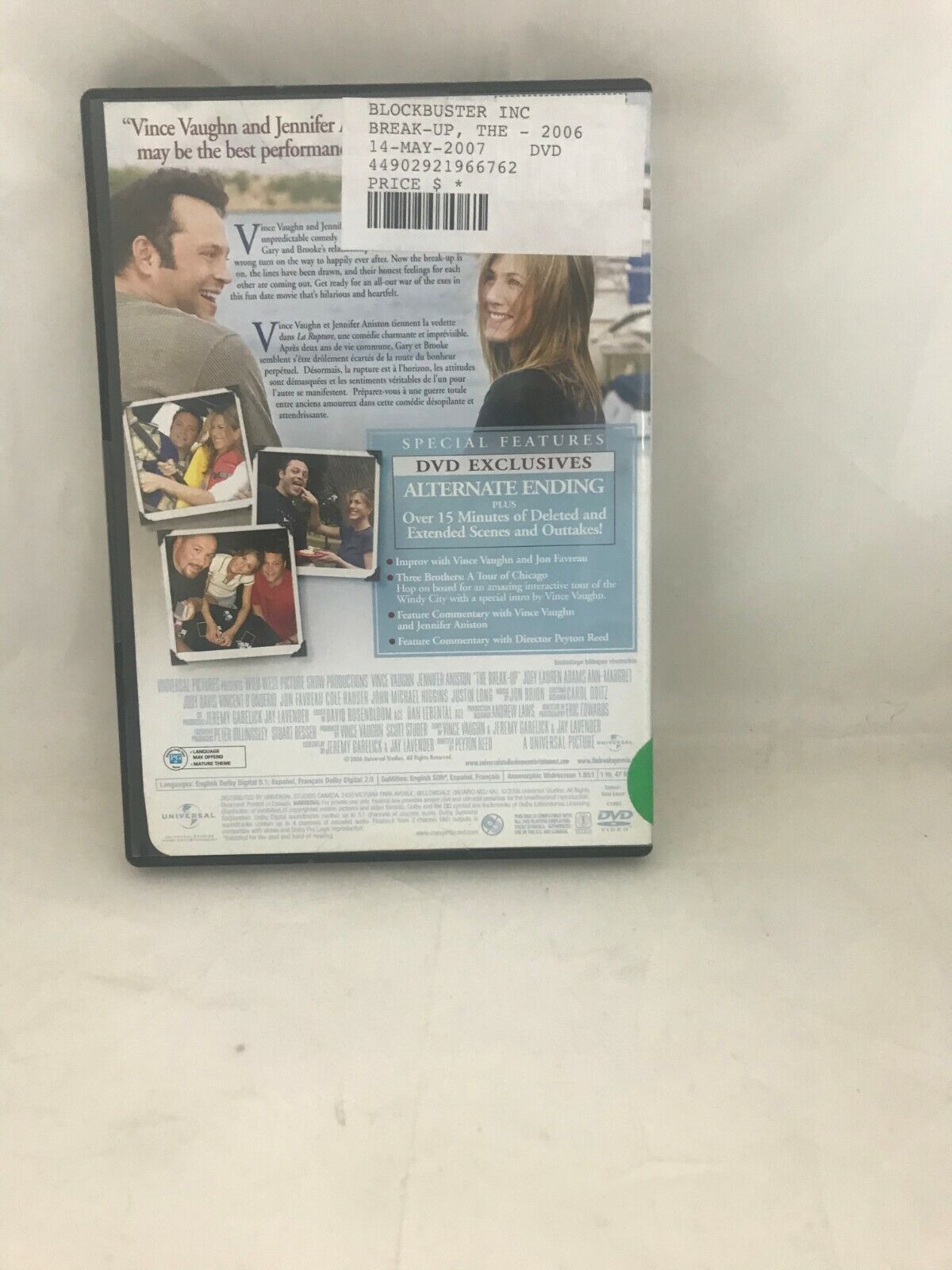 (LUP) The Break-Up (DVD, 2006, Widescreen Edition)