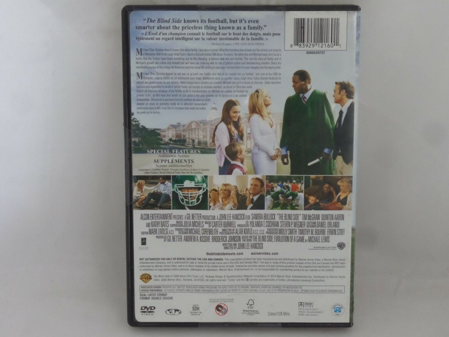 (LUP) Le côté aveugle (DVD, 2010)