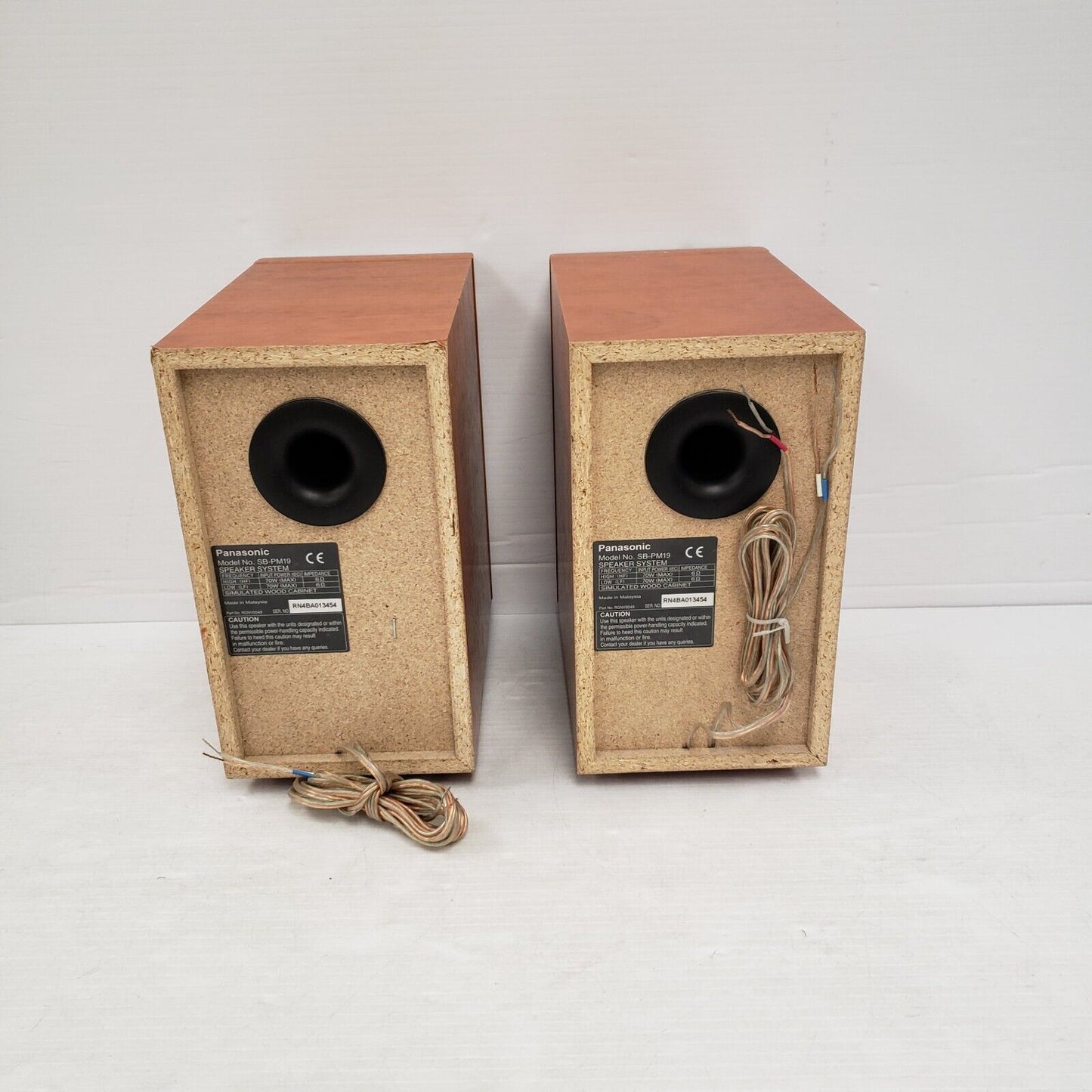 (I-34486) Panasonic SB-PM19 Bi-Amp Speakers