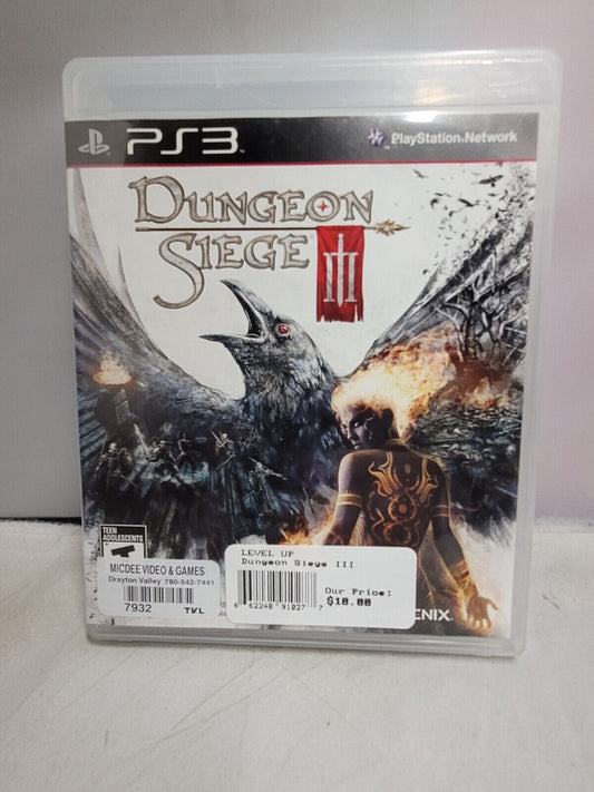 (LUP) Dungeon Siege III (Sony PlayStation 3, 2011)