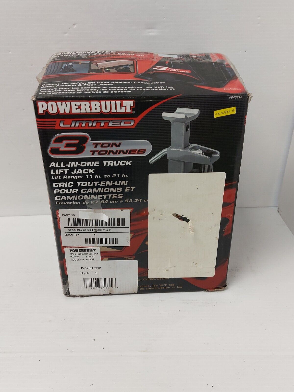 (N81571-2) Powerbuilt All-In-One Truck Lift Jack