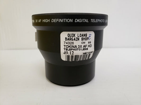 (I-11958) Tokina 3x AF HD Telephoto Lens