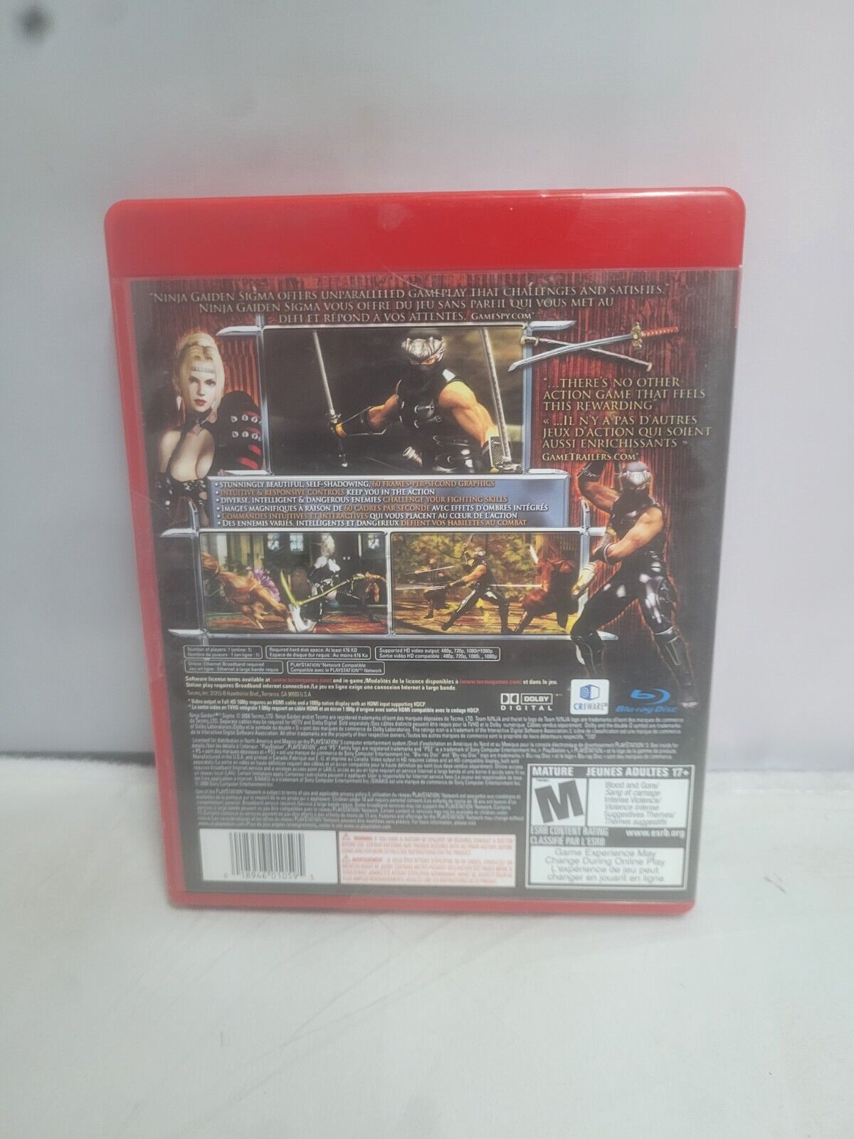 (LUP)PS3 Ninja Gaiden Sigma les plus grands succès (SONY PS3)