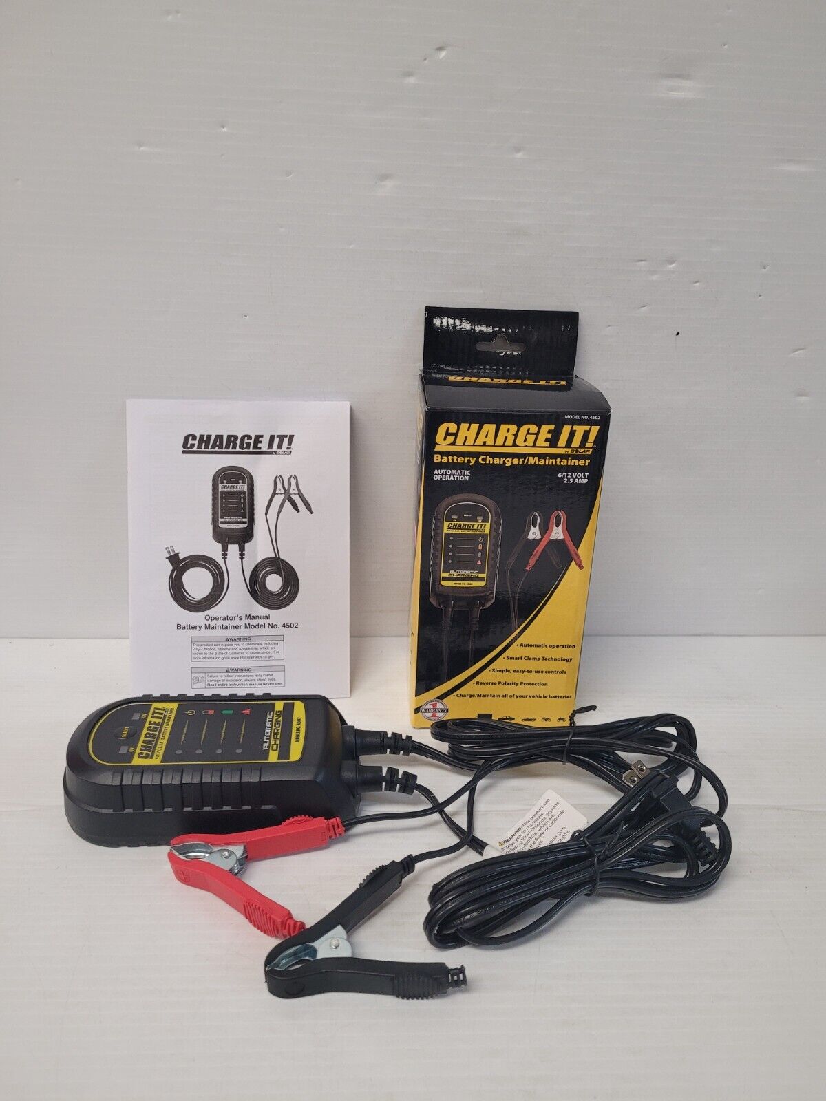 (N80393-1) Chargez-le avec le chargeur/mainteneur de batterie Solar 4502