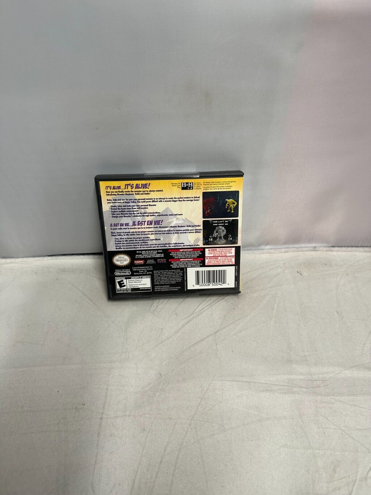 (LUP) Monster Mayhem : construire et combattre (Nintendo DS, 2009)