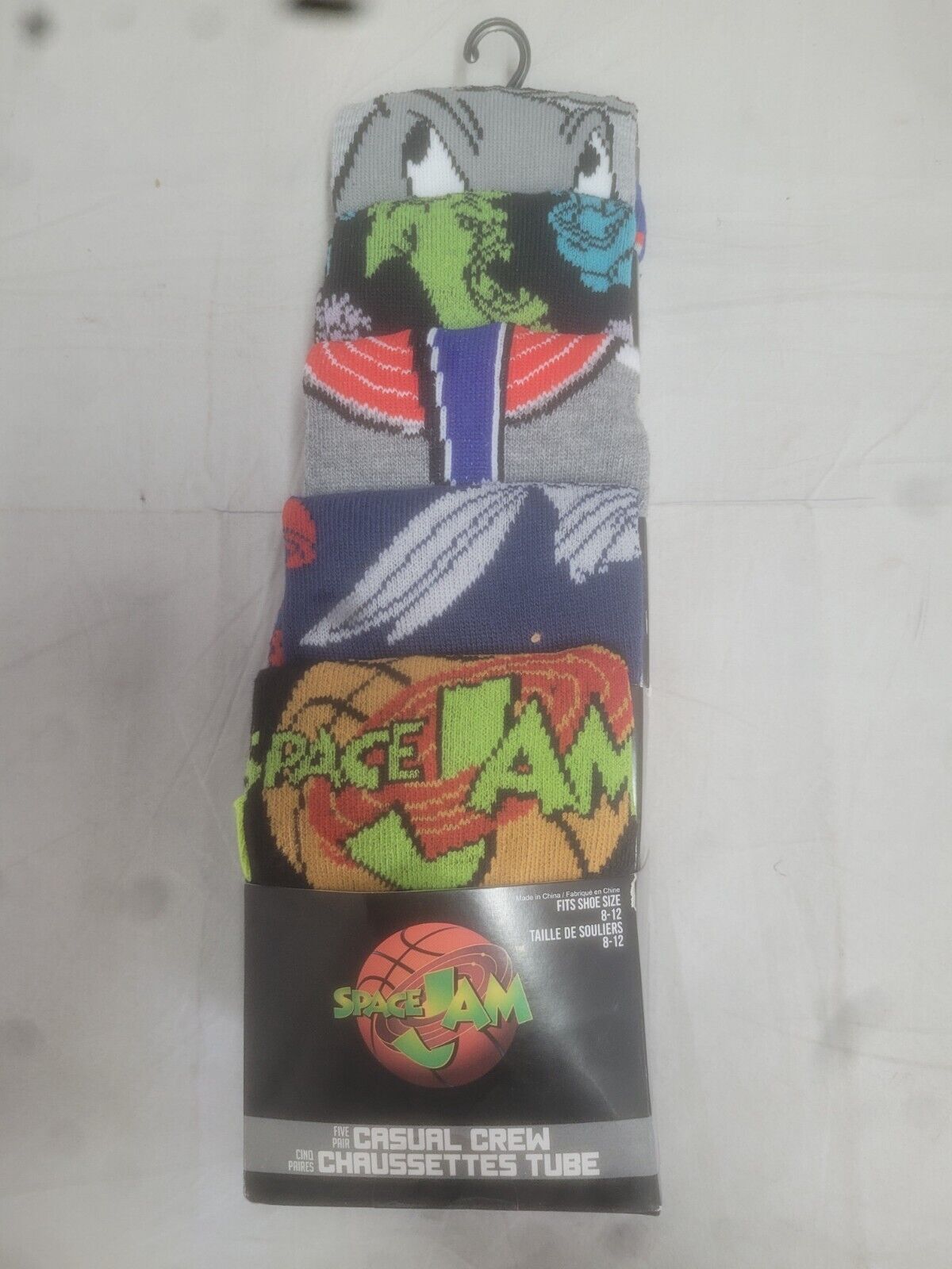 Bioworld Space jam casual crew socks