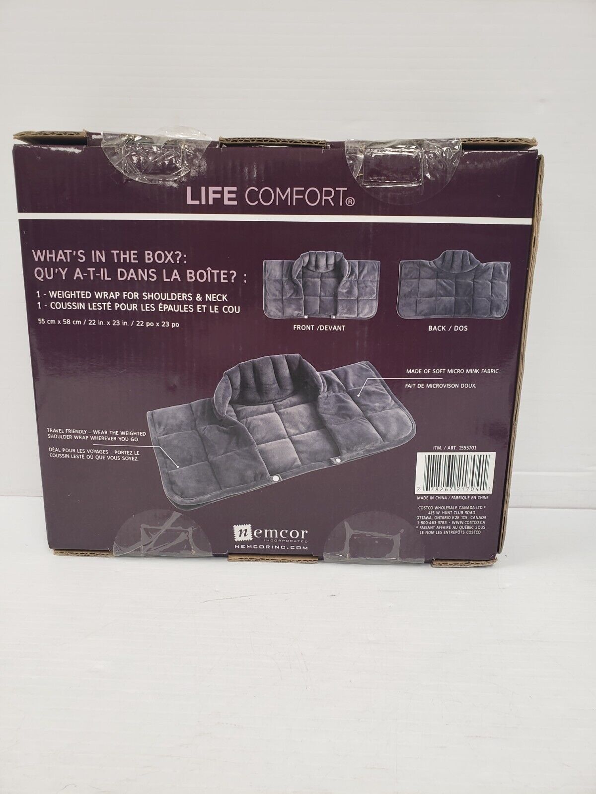 (50343-1) Life Comfort 1555701 Weighted Wrap