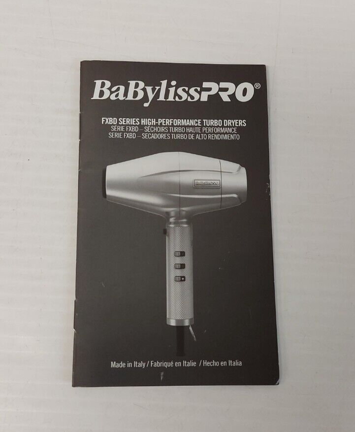 (N81642-3) Babyliss Pro BlackFX Hairdryer In Box