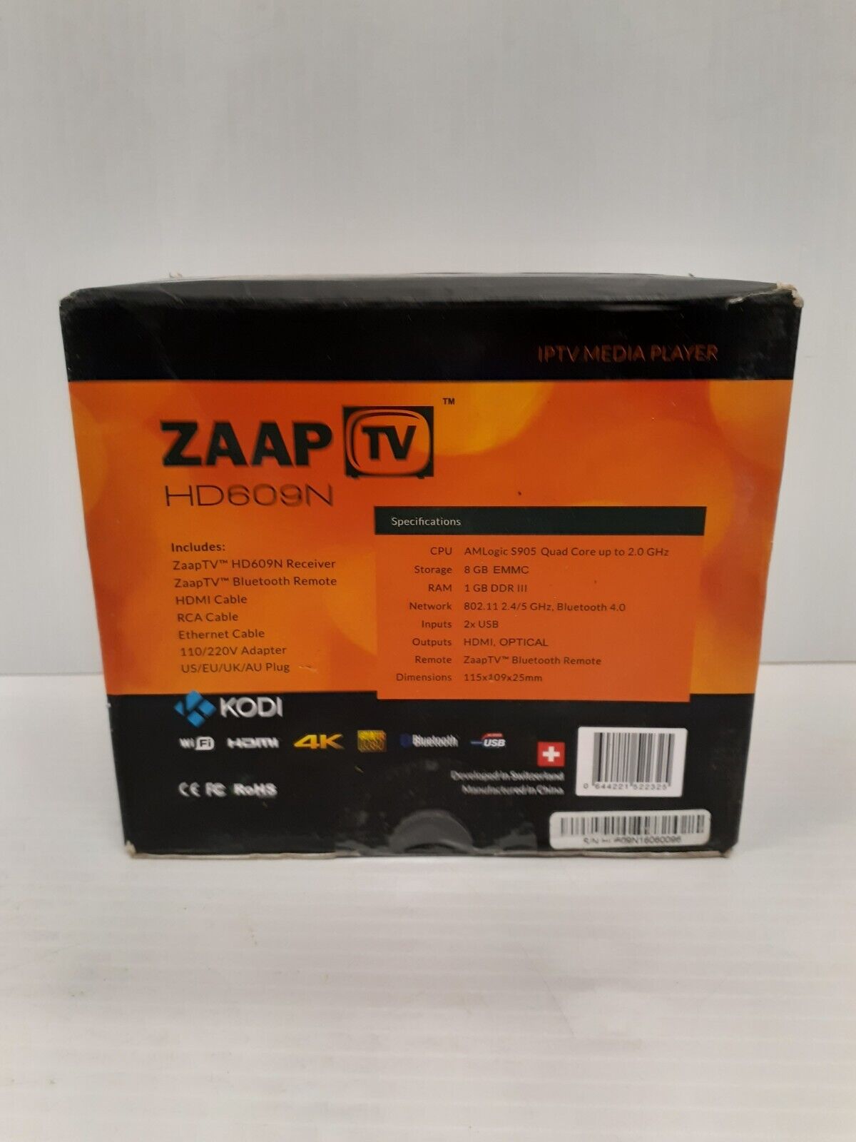 (N67777-1) ZAAP HD609N TV Box