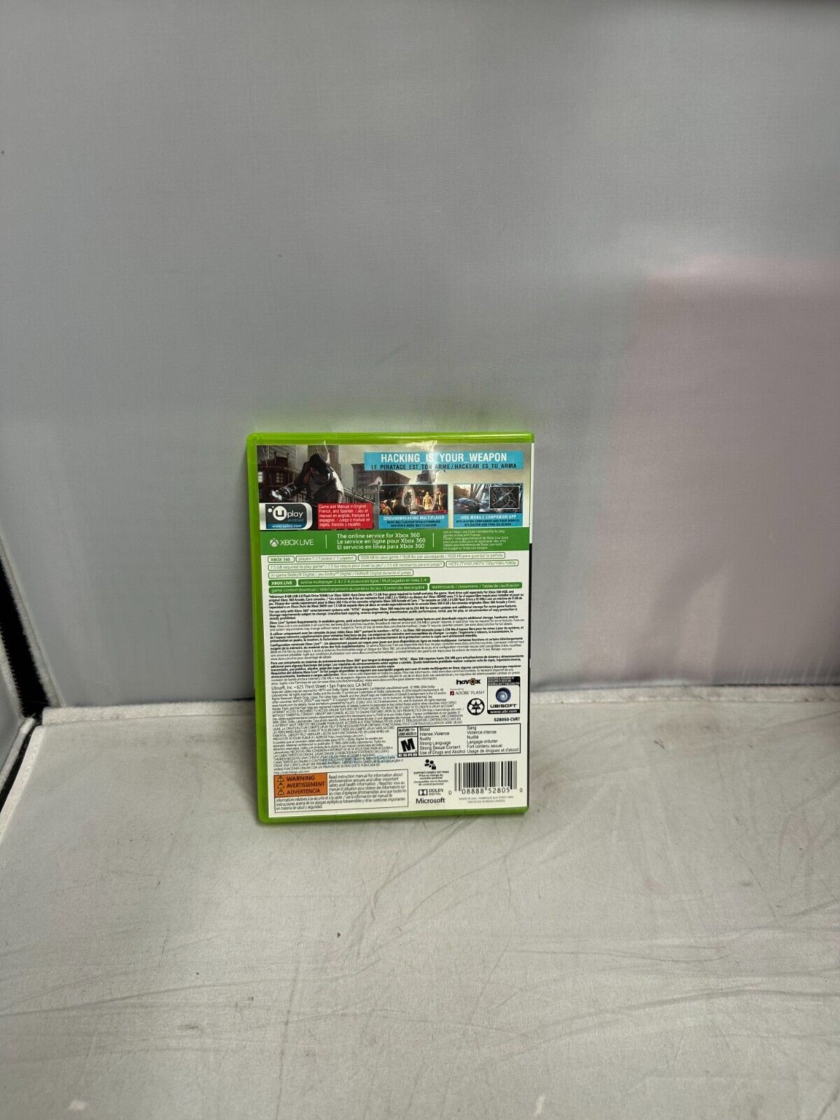 (LUP) Watch Dogs (Microsoft Xbox 360, 2014)