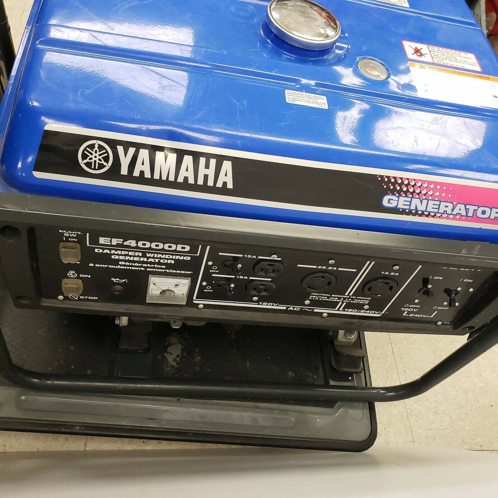 I-25845) Yamaha EF4000D Generator – Product Deliveries