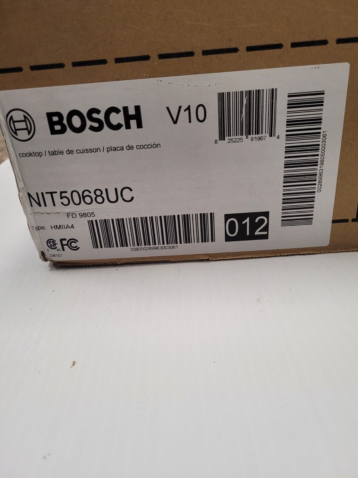 (I-34198) Plaque de cuisson à induction Bosch NIT5068UC