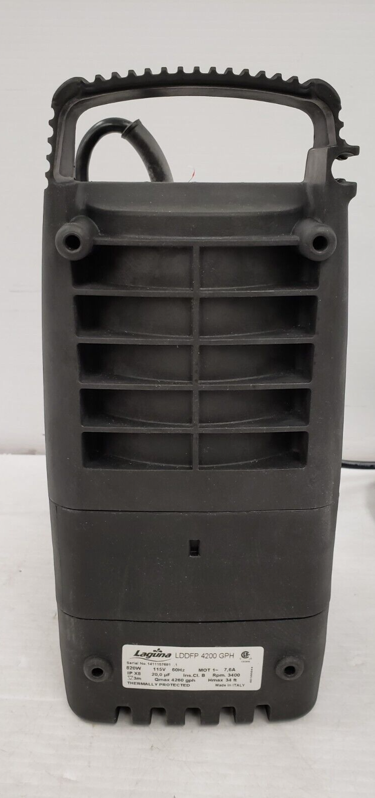 (46082-9) Pompe de puisard Lugana PT206