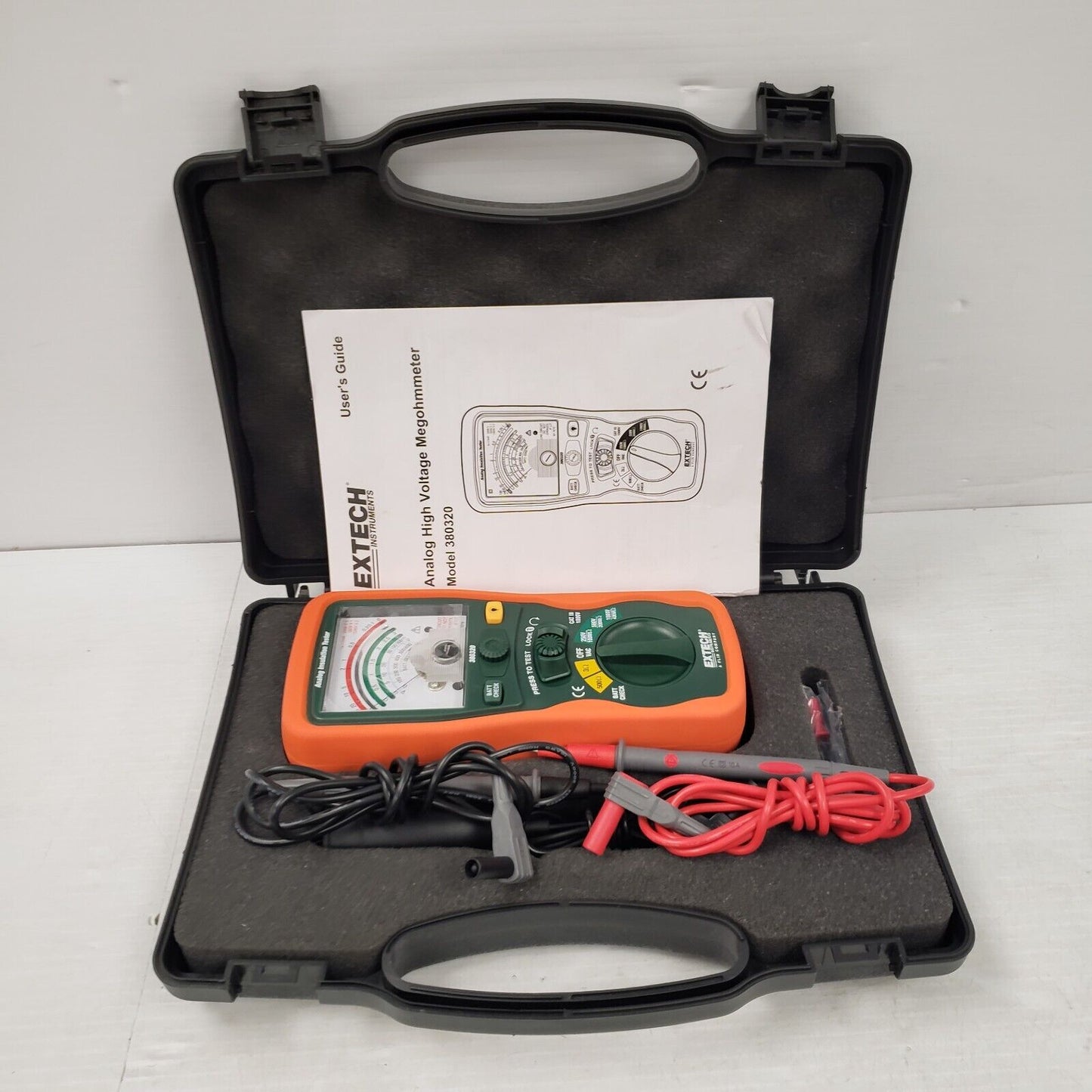(54130-2) Mégohmmètre analogique haute tension Extech 380320