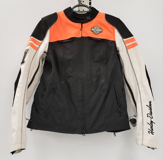 (40261-3) Veste de moto Harley Davidson taille petite pour femme