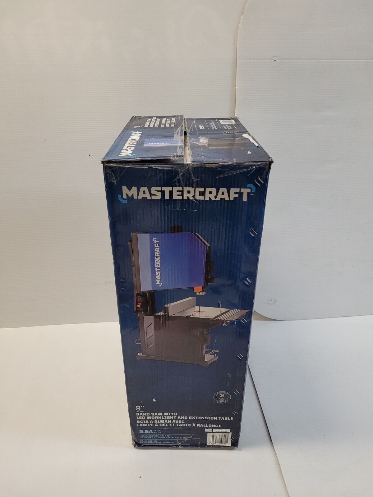 (N79085-1) Mastercraft 0558-6794-4 Bandsaw (pls take pic of saw out of box)