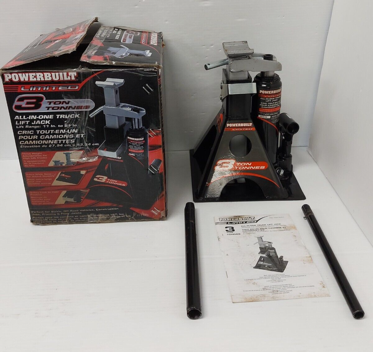 (N81571-2) Powerbuilt All-In-One Truck Lift Jack
