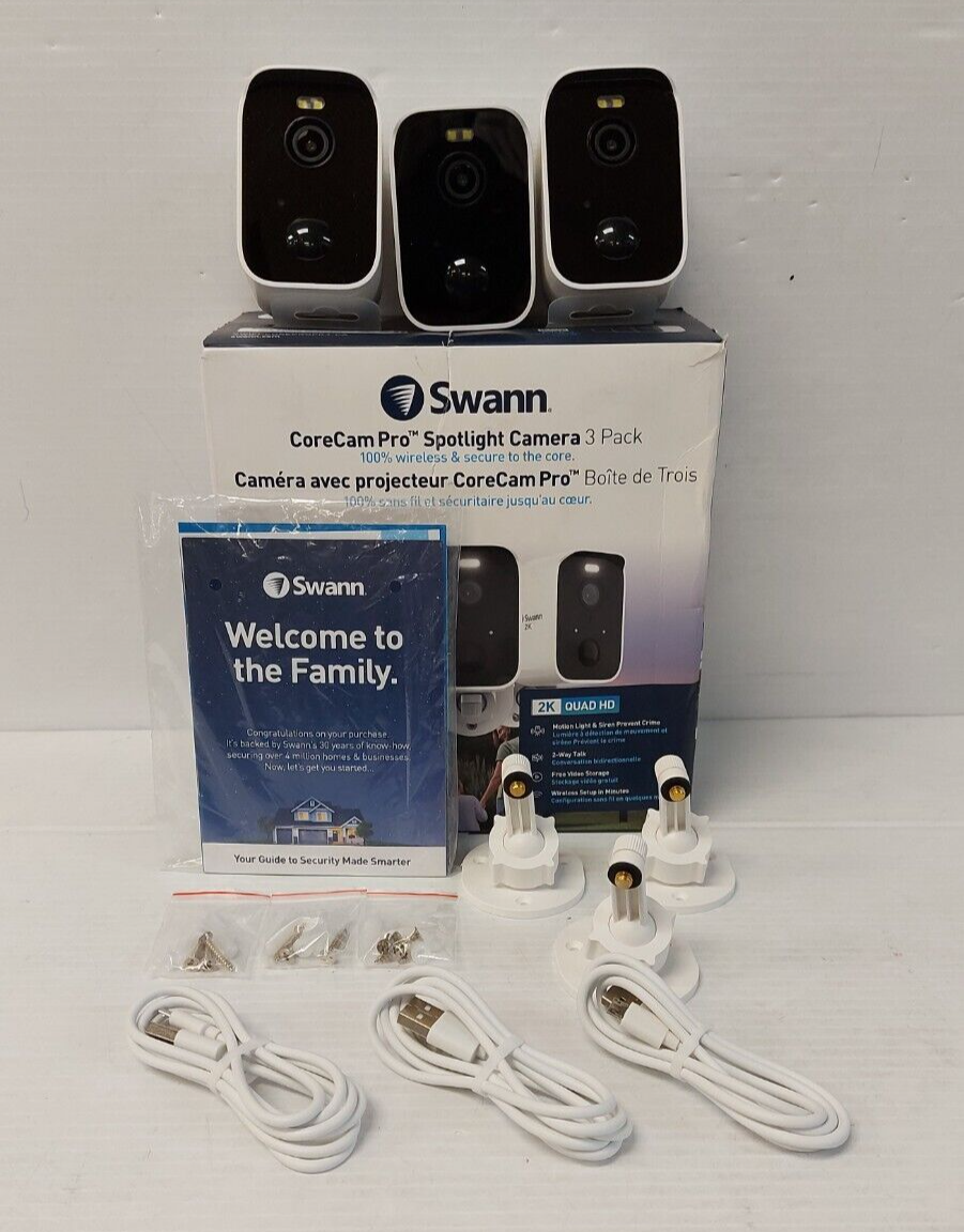 (N81054-1) Swann Core Cam Pro Spotlight Camera System