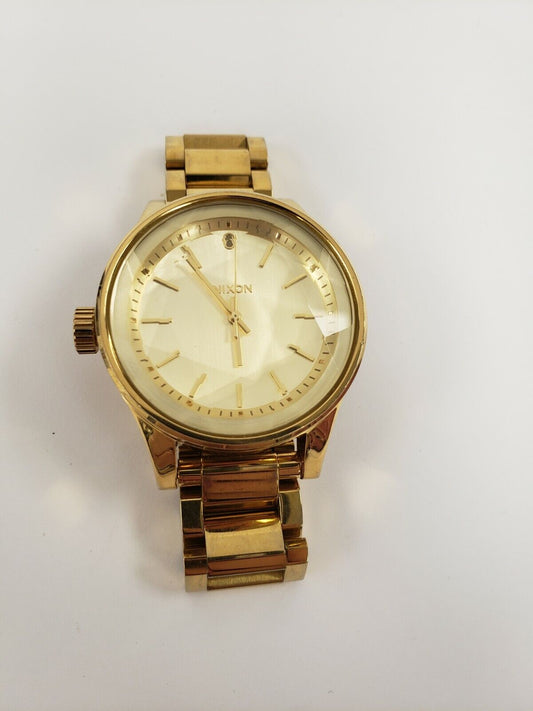 (I-459) Nixon Watch "A Cut Above " - Gold