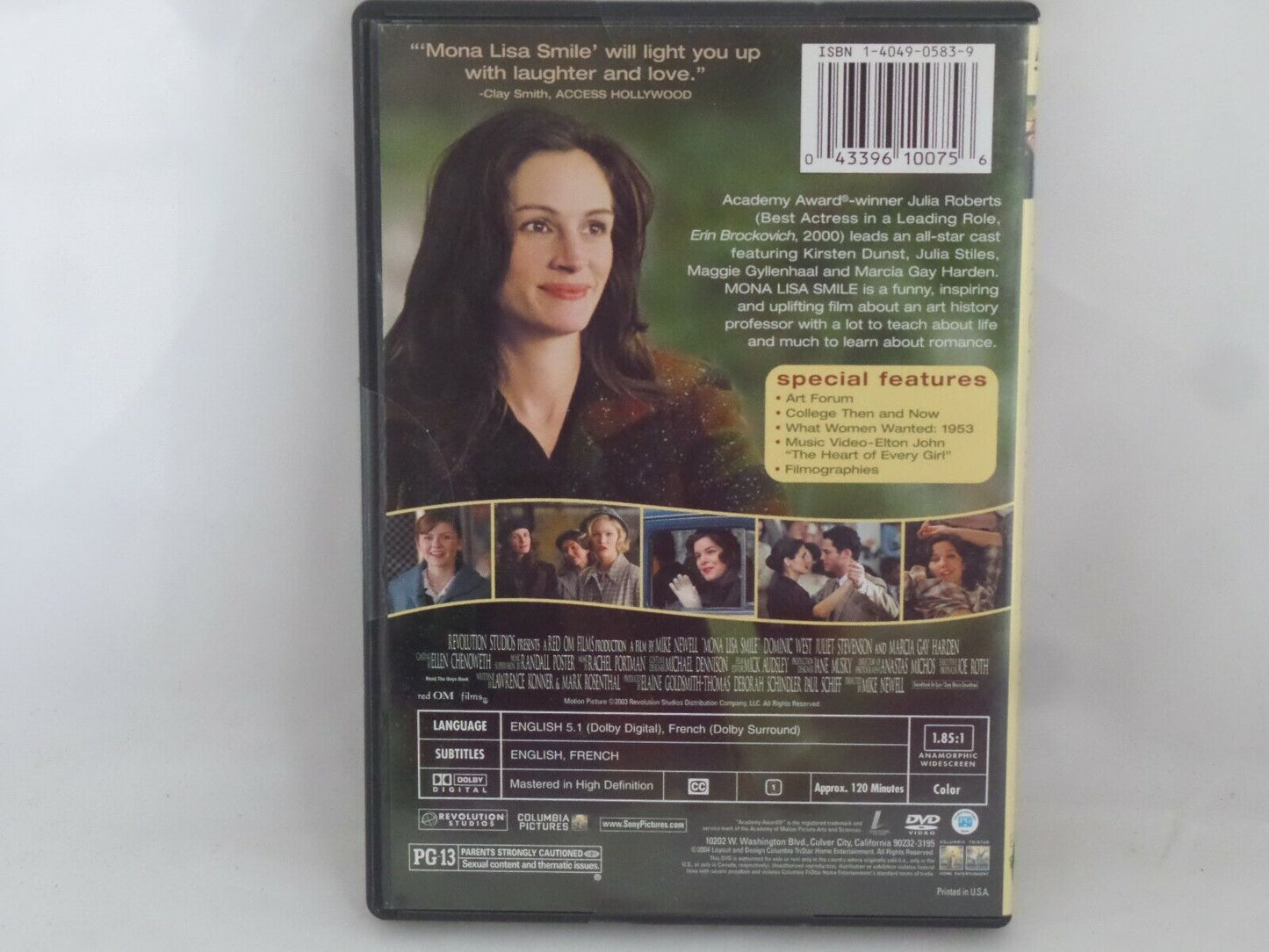 (LUP) Mona Lisa Sourire (DVD, 2004)