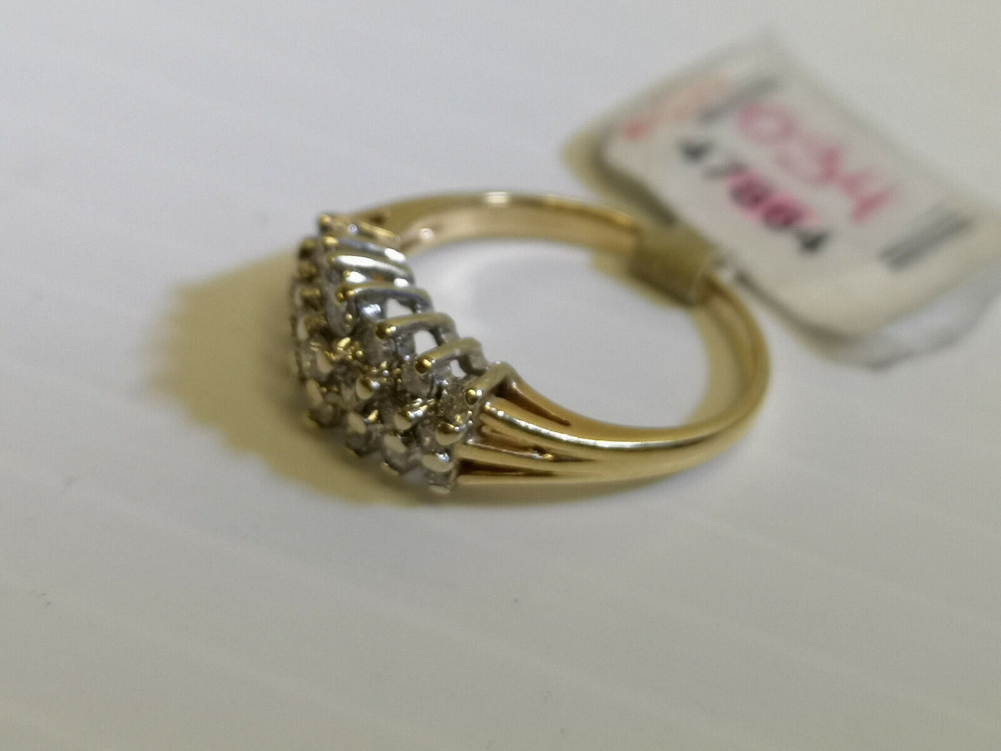 (N47864) 14K Ladies Ring w/ Diamond Cluster