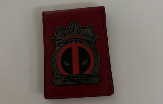 Deadpool My Common Sense Is Tingling Badge Wallet