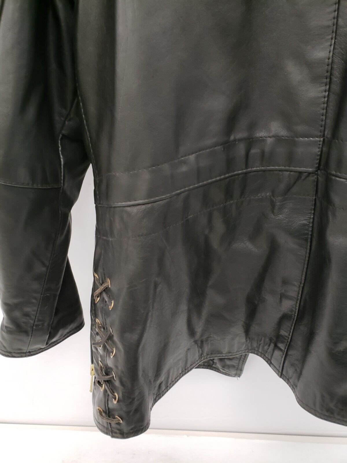 (38990-1) Veste en cuir Harley Davidson - Taille petite