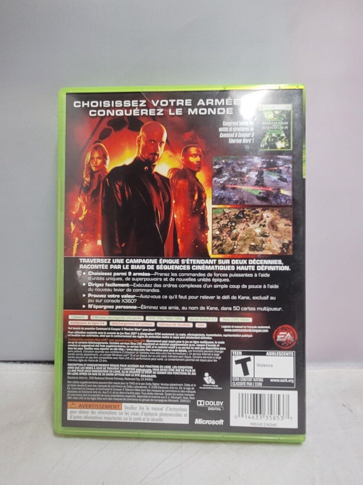 (LUP)Command & Conquer: Kanes Wrath (Microsoft Xbox 360)