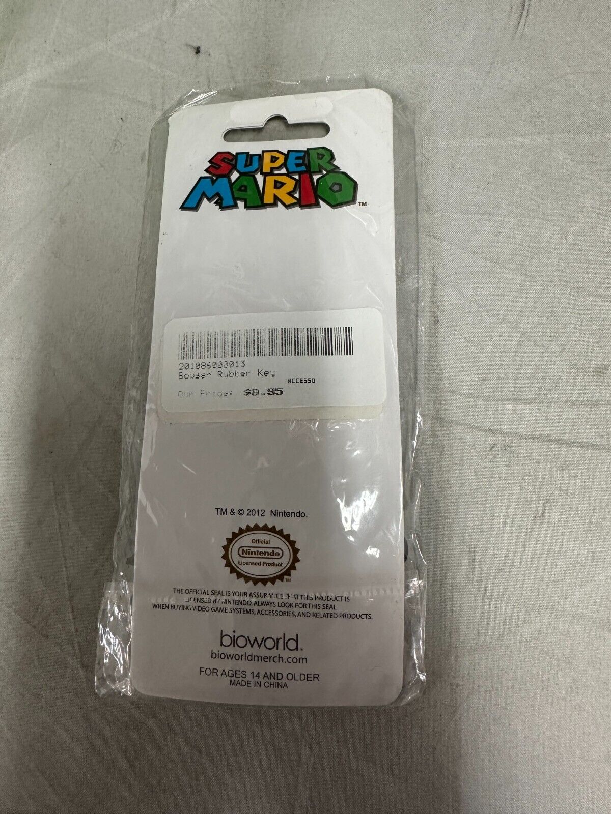 (LUP) Porte-clés Super Mario-Rubber Bowser