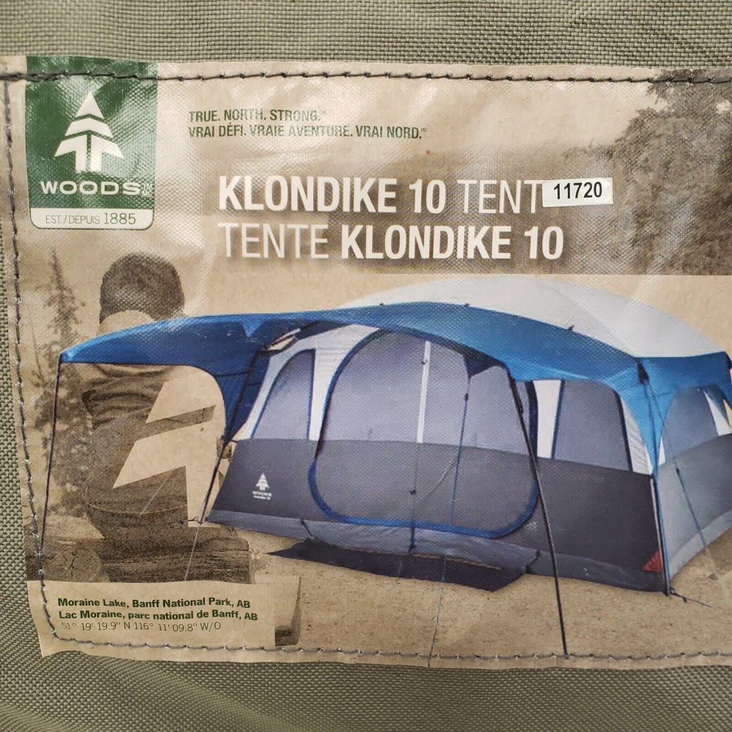 (53533-1) Woods 076-6071-4 Tente Klondike