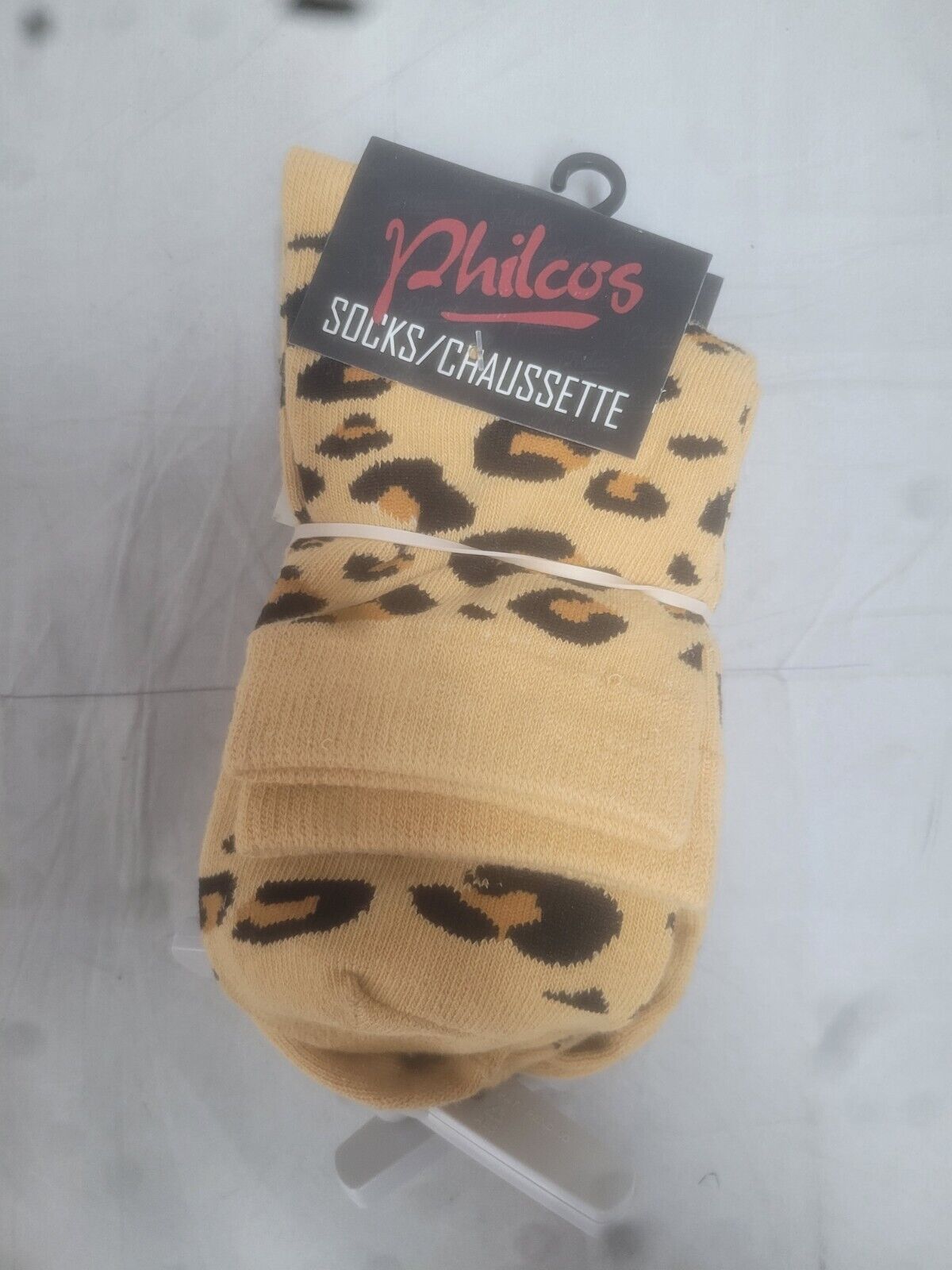 Philco's leopard pattern socks