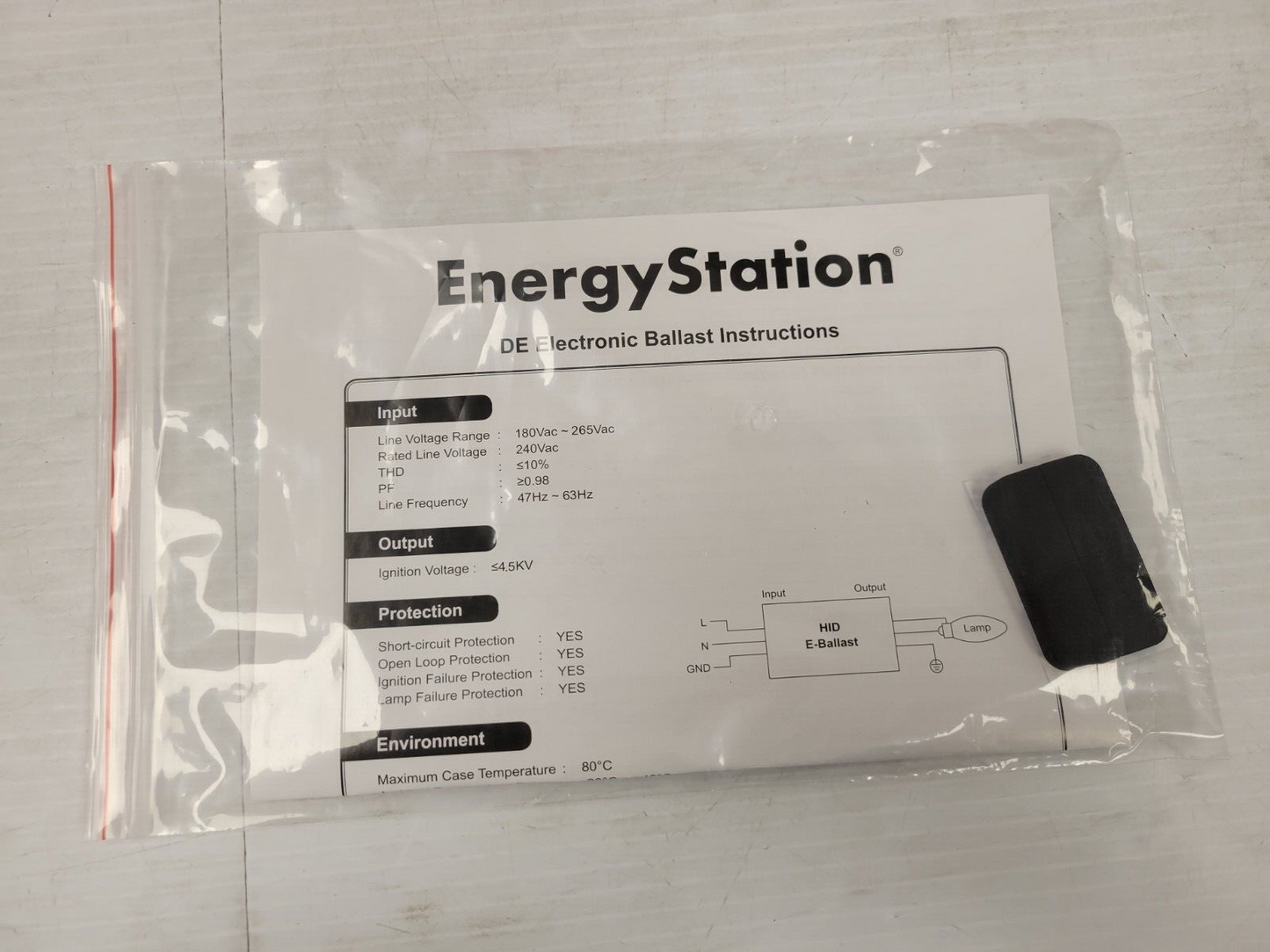 (49491-2) Ballast électronique EnergyStation ES-EB1000/DE 1 000 W