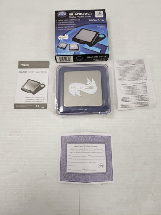 (I-25443) AWS 650x0.1G Digital Scale
