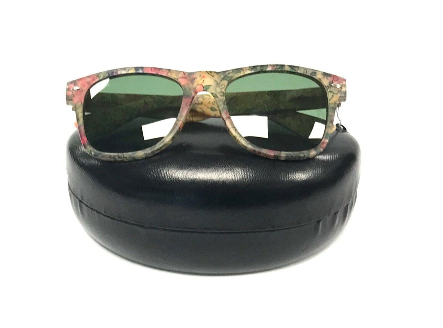 (N03487) Lunettes de soleil Rayban 300B (motif floral)