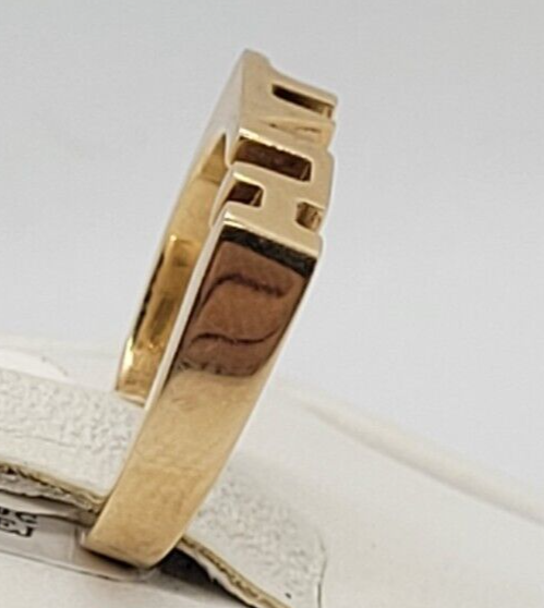 (N73909-1) Ladies 10K Yellow Gold Ring