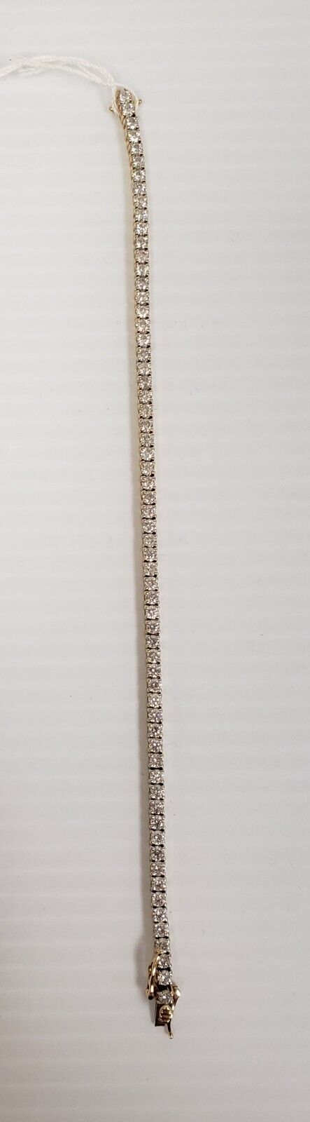 (9832-3-318) 14k Ladies Yellow Gold Tennis Bracelet