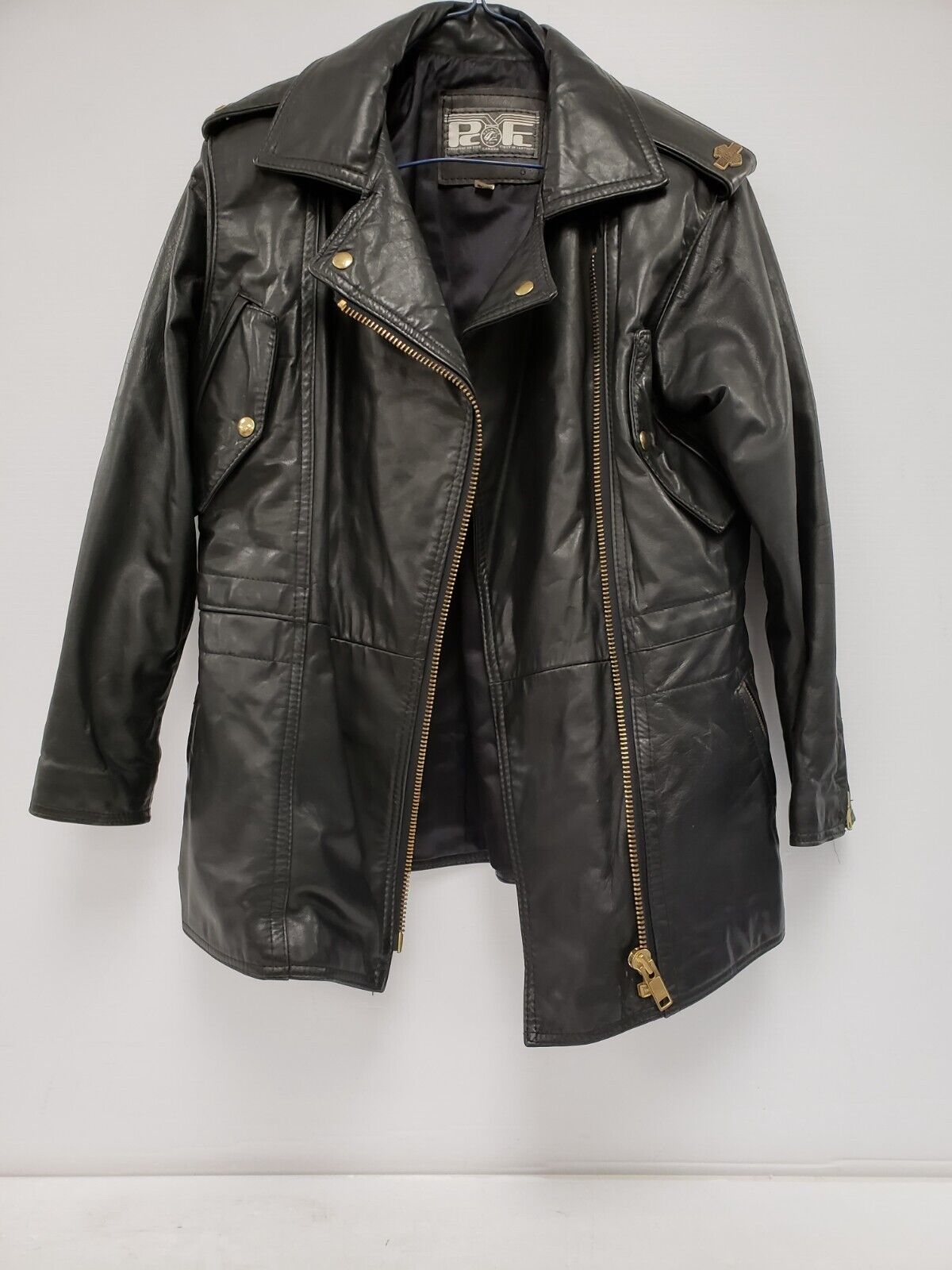 (38990-1) Veste en cuir Harley Davidson - Taille petite