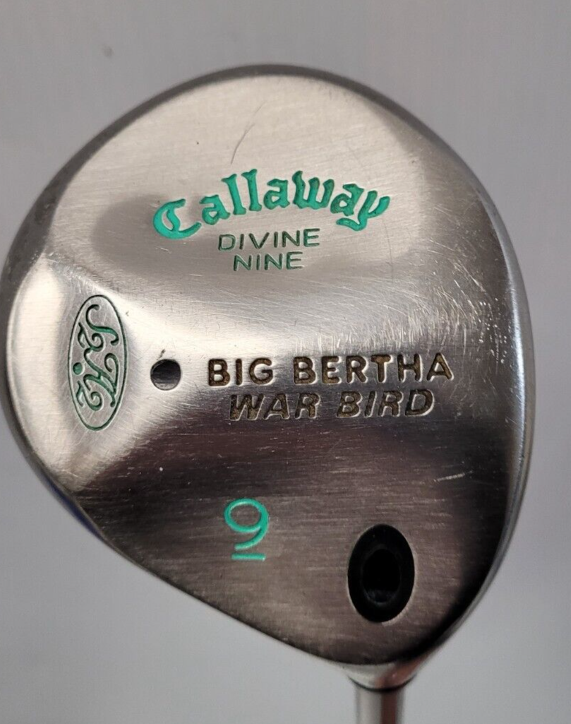 (N78339-3) Callaway S2A2 Big Bertha War Bird Ladies Gems 9 Iron Gold Club