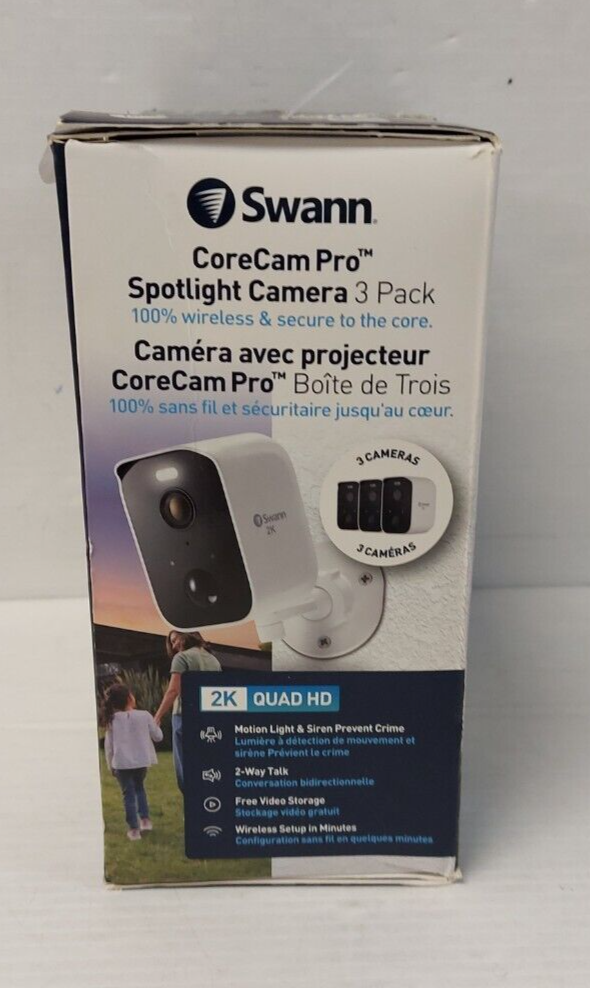 (N81054-1) Swann Core Cam Pro Spotlight Camera System