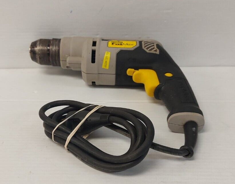 (N81036-1) Stanley Fat Max Hammer Drill w/ MasterCraft bit set