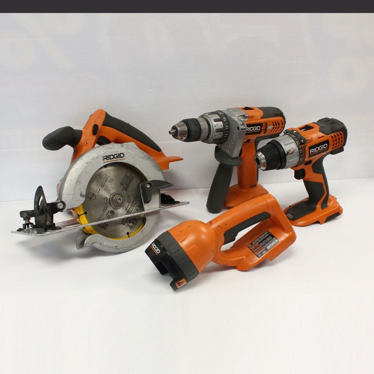 (N15414-1) Ridgid 4pc 18V Cordless Set